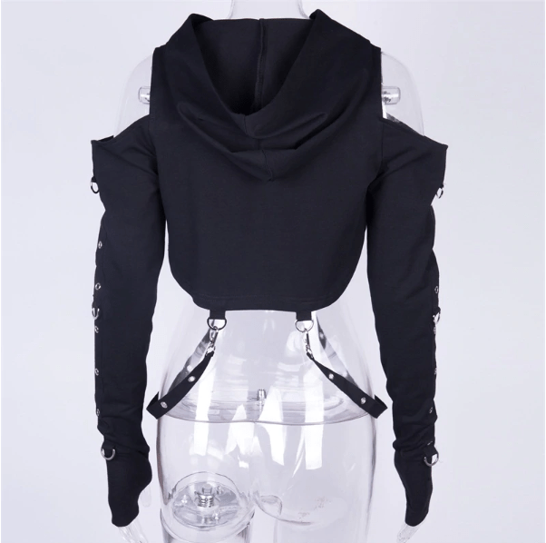 Beast Mode Off Shoulder Hoodie