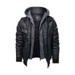 Hooded Vindictation Leather Jacket