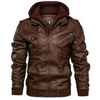 Hooded Vindictation Leather Jacket