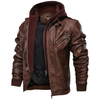 Hooded Vindictation Leather Jacket