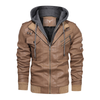 Hooded Vindictation Leather Jacket