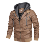 Hooded Vindictation Leather Jacket