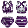 Retro Skull Tankini Swimwear