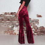 Bloodsucker Velvet Bell Bottoms