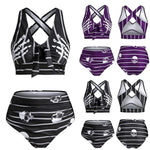 Retro Skull Tankini Swimwear