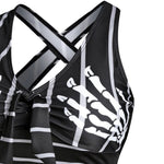 Retro Skull Tankini Swimwear