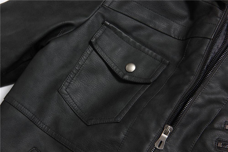 Hooded Vindictation Leather Jacket