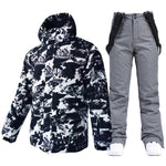 Men New Winter Snowboard Suit