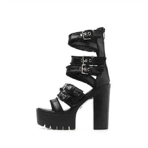 Slick Platform Sandals