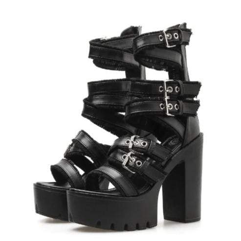 Slick Platform Sandals