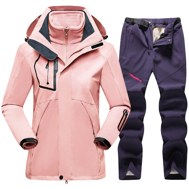 Women's Winter Ski Jacket and Pants Set