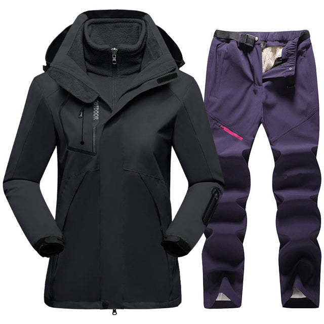 Women's Winter Ski Jacket and Pants Set