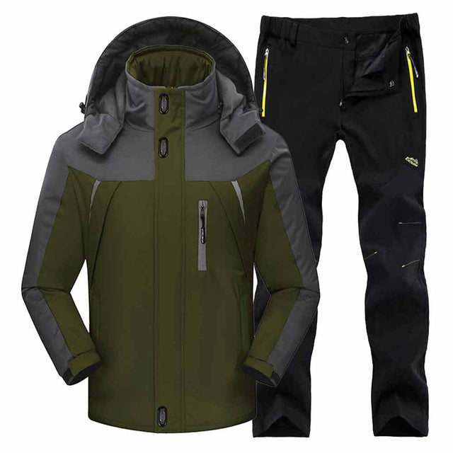 2022 Design Men's Winter Ski Jacket and Pants Set