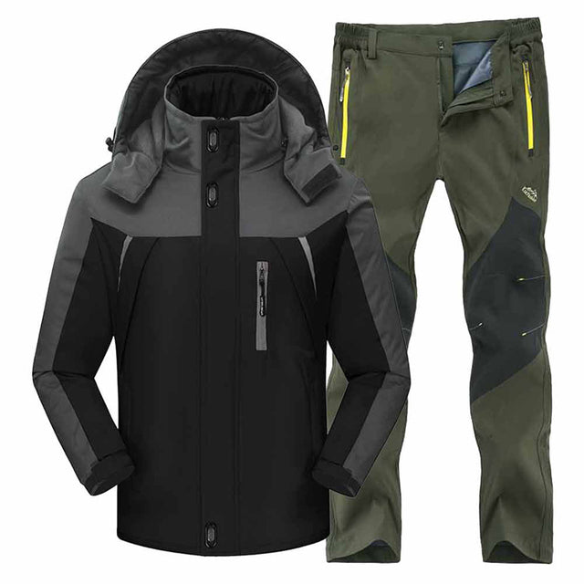 2022 Design Men's Winter Ski Jacket and Pants Set