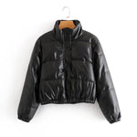 Black Puffer Women's Winter Jacket