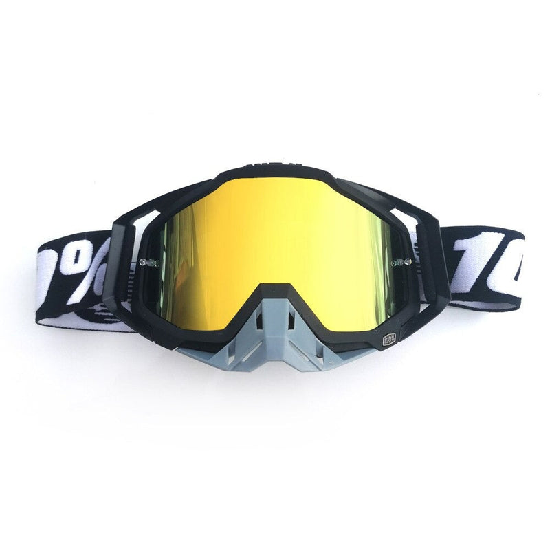 Black-Gray-Yellow For Skiing Glasses Helmet Ski Mask Snowmobile Snowboard Goggles