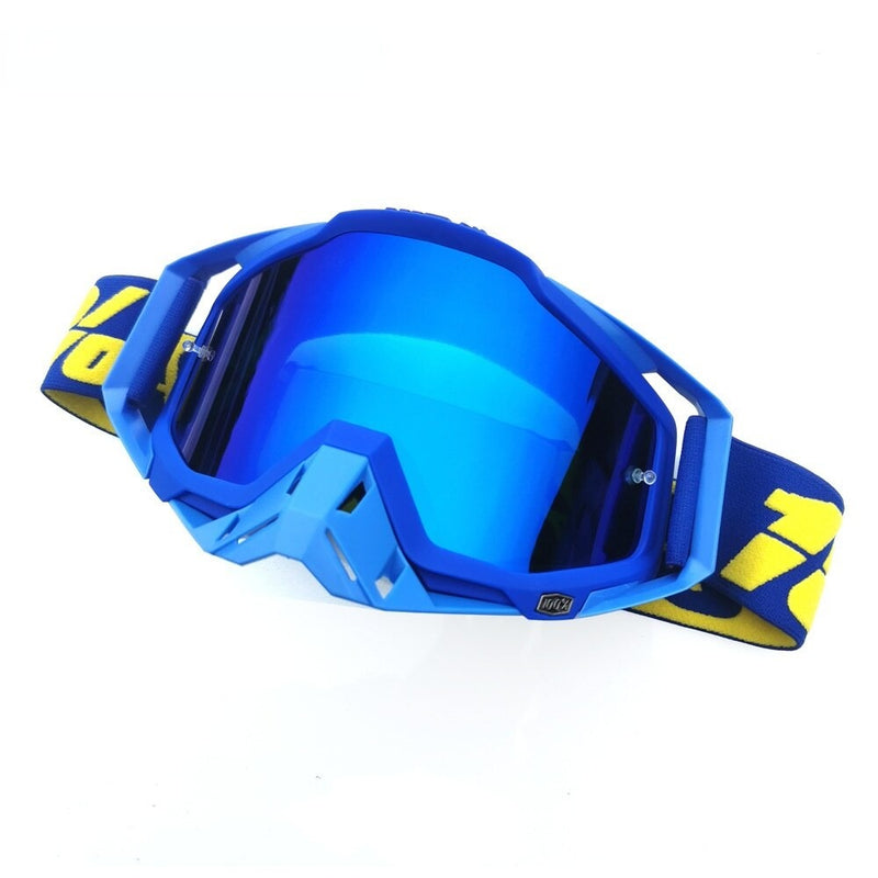Black-Blue-Blue For Skiing Glasses Helmet Ski Mask Snowmobile Snowboard Goggles