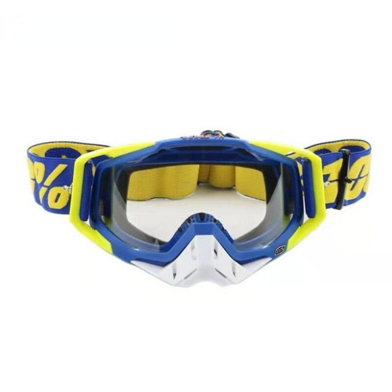 Blue-Clear For Skiing Glasses Helmet Ski Mask Snowmobile Snowboard Goggles