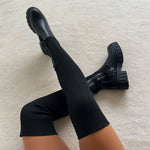 Thigh High Stretch Boots