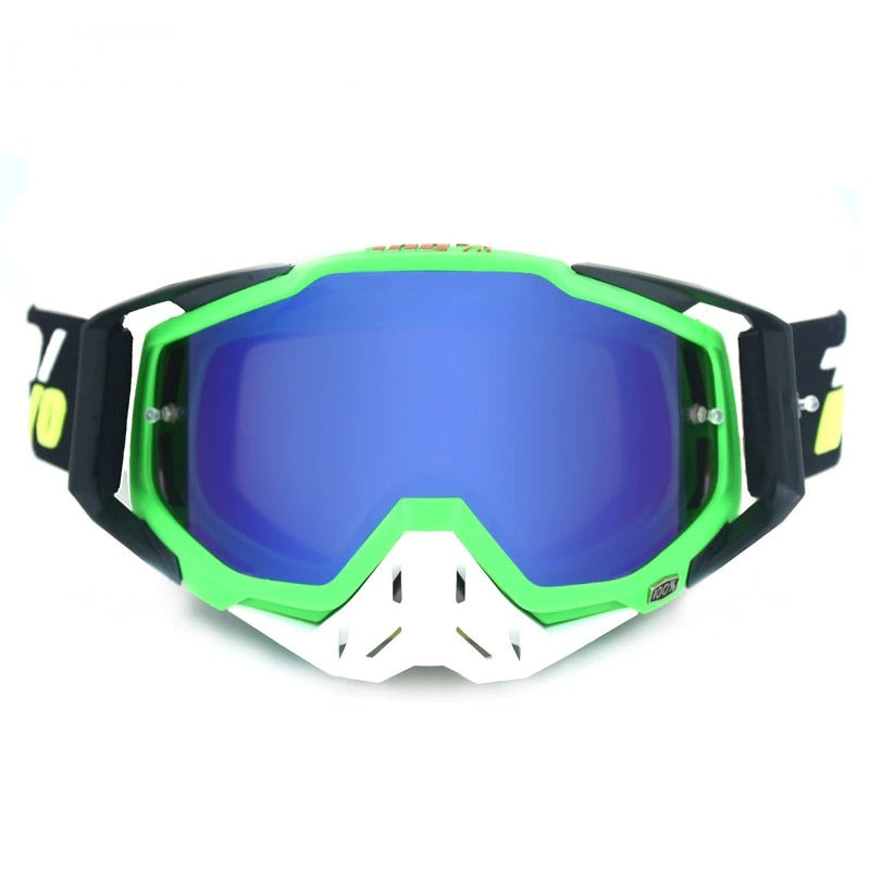 Green-Blue-Gray For Skiing Glasses Helmet Ski Mask Snowmobile Snowboard Goggles