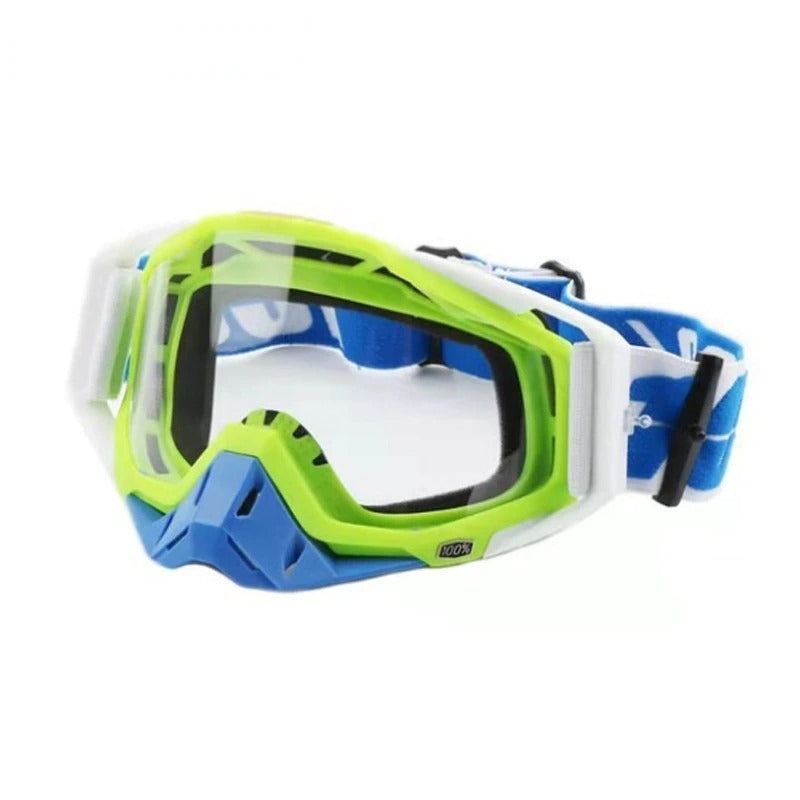 Green-Clear For Skiing Glasses Helmet Ski Mask Snowmobile Snowboard Goggles