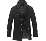 Black Keel Trench Coat