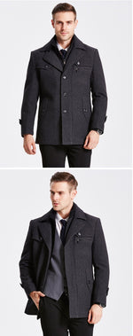 Black Keel Trench Coat