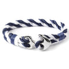 High Tide Solid Blue Anchor Bracelet