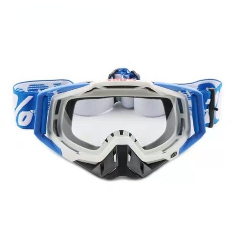 White-Clear For Skiing Glasses Helmet Ski Mask Snowmobile Snowboard Goggles